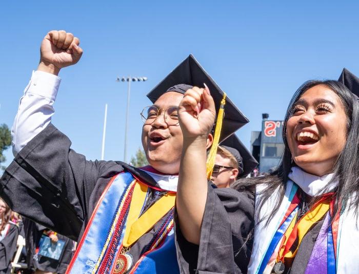 Saint Mary's MS Finance Students at Commencement